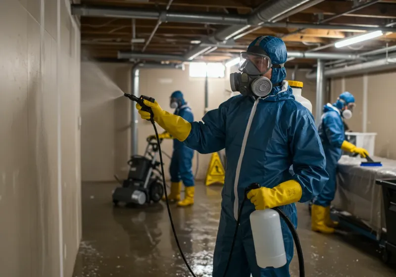 Basement Sanitization and Antimicrobial Treatment process in Baca County, CO